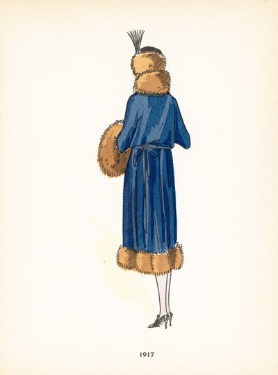 Dámská móda, 1917 od French School