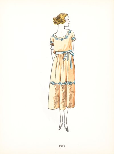 Dámská móda, 1917 od French School
