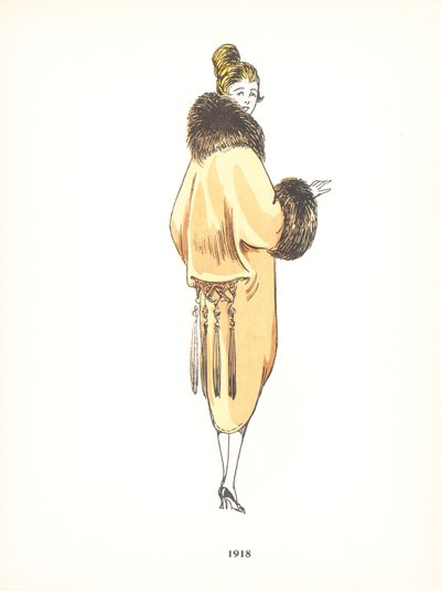 Dámská móda, 1918 od French School