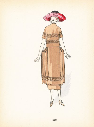 Dámská móda, 1920 od French School