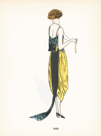 Dámská móda, 1920 od French School