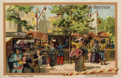 Pozemní jachty (chromolitho) od French School
