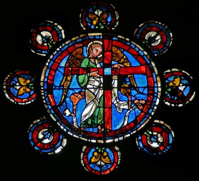 Poslední soud: anděl s křížem (w143) od French School