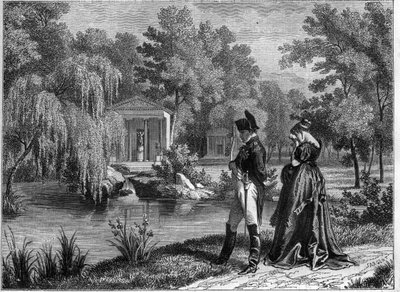 Poslední pobyt Napoleona v paláci Malmaison - poslední návštěva Napoleona a královny Hortense v La Malmaison, červen 1815 - v „Histoire de l