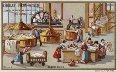 Prádelna (chromolitho) od French School