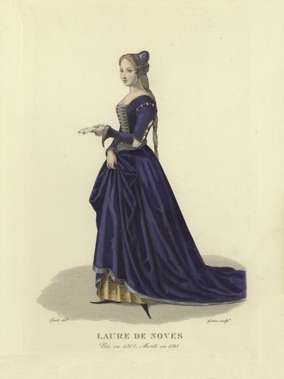 Laure de Noves od French School