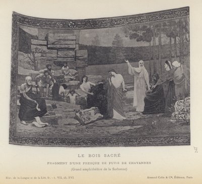 Posvátné dřevo (litho) od French School