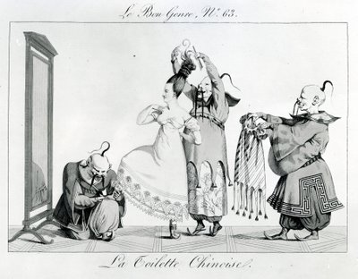 Le Bon Žánr - Čínská toaleta, 1813 od French School