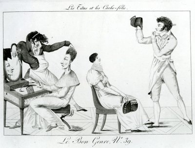 Le Bon Genre - The Titus and the Cache-Madness, 1812 od French School