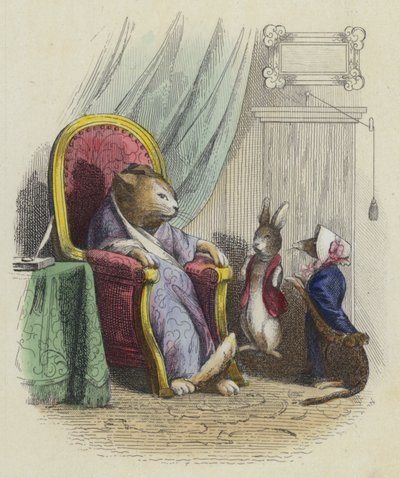 Le Chat La Belette Et Le Petit Lapin od French School