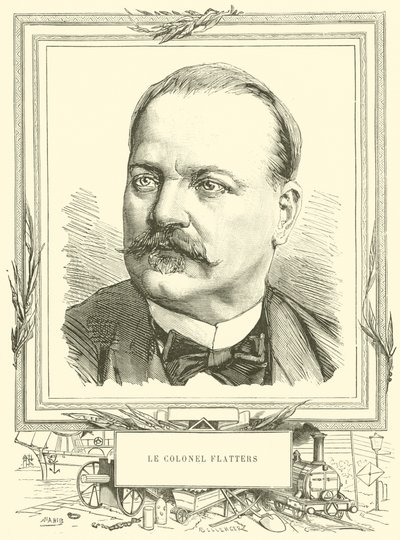 Le Colonel Flatters (rytina) od French School