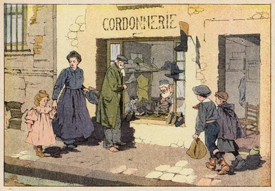 Le Cordonnier, výrobce obuvi (barva lito) od French School