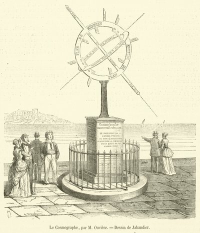 Le Cosmographe (rytina) od French School