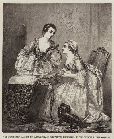 The Luncheon (rytina) od French School