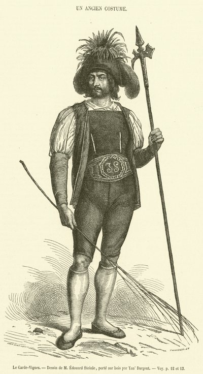 Vinekeeper (rytina) od French School