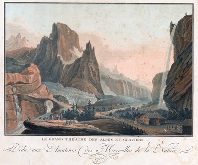 Le Grand Theatre des Alpes et Glaciers,
1787 (lept a akvatinta) od French School