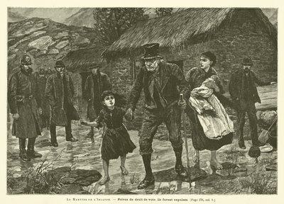 The Martyrdom Of Ireland (rytina) od French School