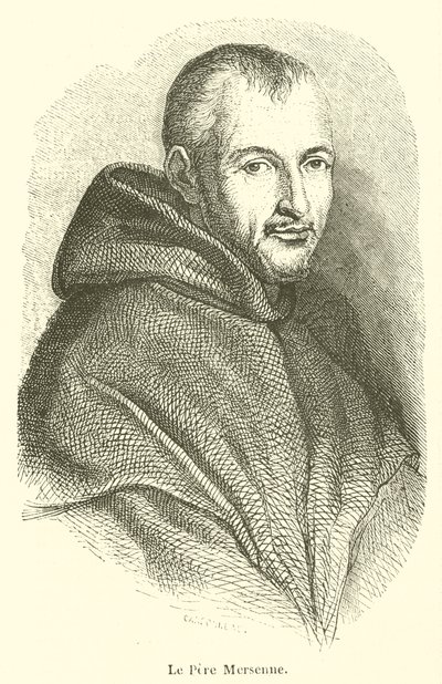 Le Pere Mersenne (rytina) od French School