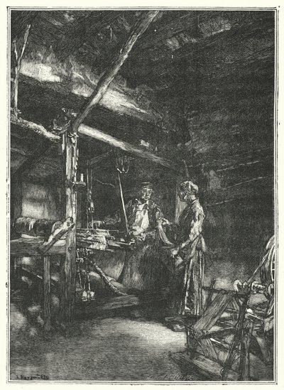 Weaver (rytina) od French School