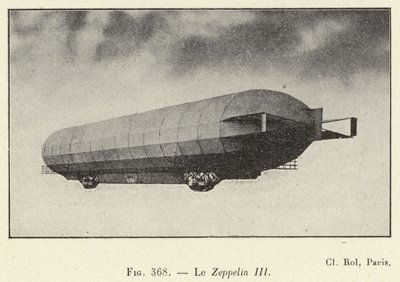 Le Zeppelin III od French School