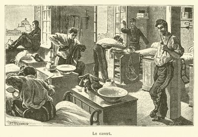 Le casert (rytina) od French School