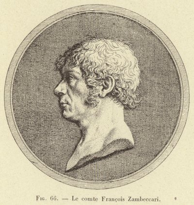 Hrabě Francois Zambeccari (rytina) od French School