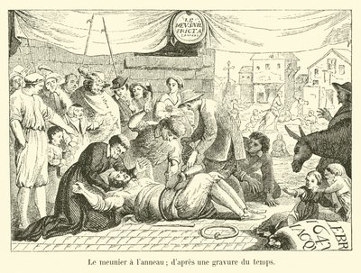 Mlynář má prsten; z dobové rytiny od French School