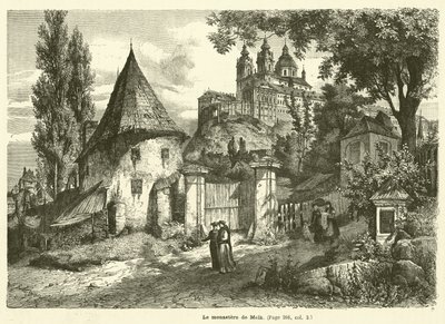 Mnich z Melku (rytina) od French School