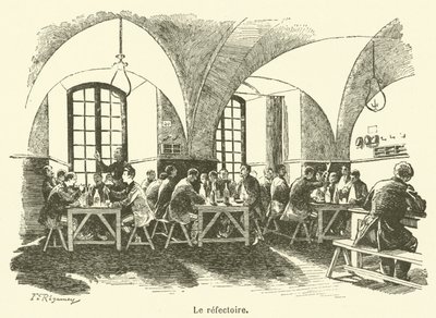 Refektář (rytina) od French School