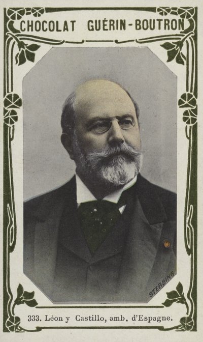 Leon y Castillo, velvyslanec dEspagne (barevné foto) od French School