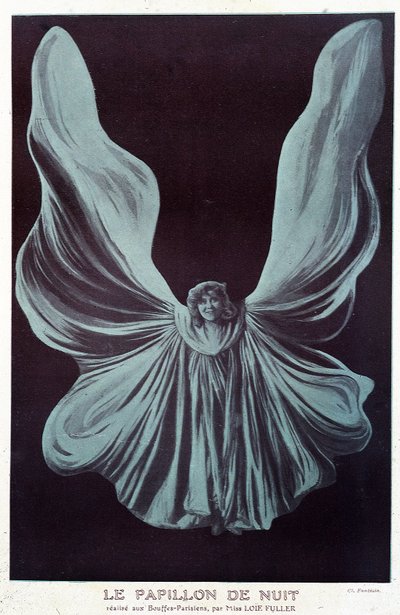 Loie Fuller - v "" Fantasio "" z 1.12.1912 od French School