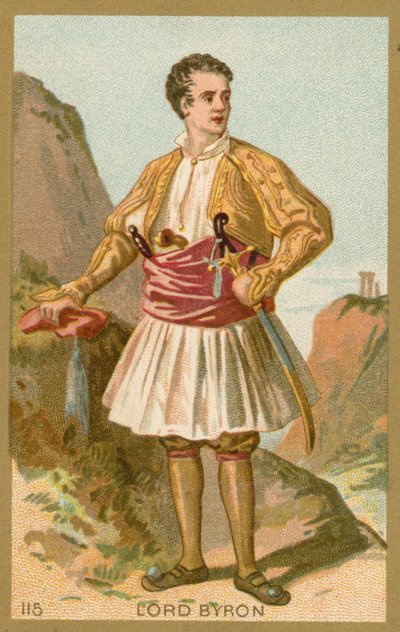 Lord Byron , anglický básník od French School