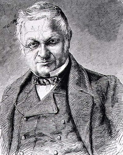 Louis-Adolphe Thiers (1797-1877) francouzský státník, historik a novinář (rytina) od French School
