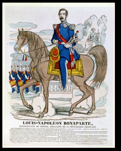 Louis-Napoleon Bonaparte (1808-73) budoucí Napoleon III, 1849 od French School