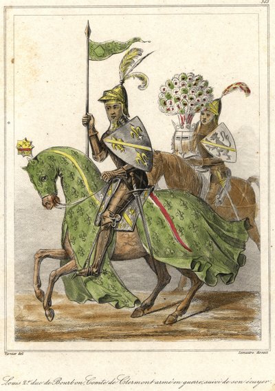 Ludvík II., zvaný dobrý (1337 - 1410), vévoda z Bourbonu (1356), hrabě z Clermontu. od French School