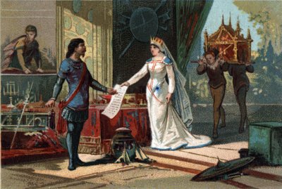 Ludvík II. řekl, že Begue (846-879), francouzský král, který obdržel od své tchyně (Richilde d