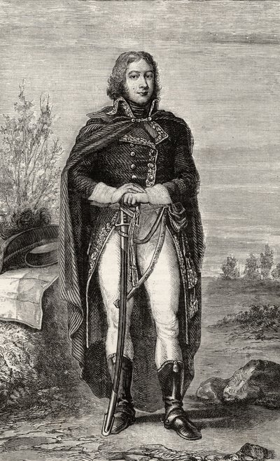 Louis Lazare Laroche, z „Histoire de la Revolution Francaise“ od Louise Blanca (1811-82) od French School