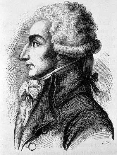 Louis Michel Lepeletier, markýz de Saint-Fargeau (Saint Fargeau), francouzský politik (1760-1793) - v „Dějinách Francie““ od Henriho Martina od French School