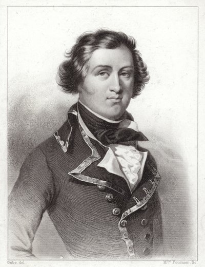 Ludvík Filip Orleánský, vévoda z Chartres, pozdější francouzský král Ludvík Filip I. (rytina) od French School