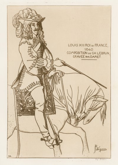 Louis XIII, král Francie, 1640 od French School