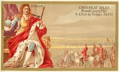 Ludvík XIV. Francie (chromolitho) od French School