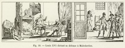 Ludvík XVI. diktoval Malesherbesovi svou obranu od French School