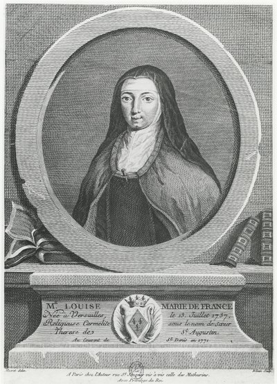 Louise-Marie z Francie (rytina) od French School