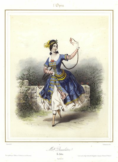 Louise Fitz James v Pas Ventien the Annals of the Opera od French School