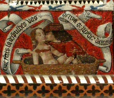 Milenci, panel stropu Abbotts od French School
