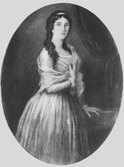 Lucile de Chateaubriand ve věku 25 let (litho) od French School