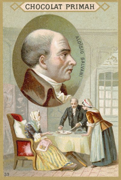 Luigi Galvani , italský lékař a fyzik od French School
