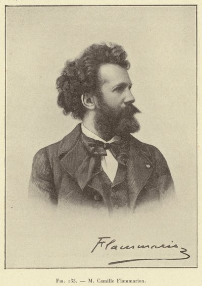 M Camille Flammarion (rytina) od French School