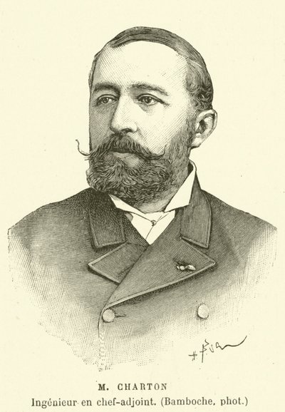 M Charton, zástupce hlavního inženýra (rytina) od French School