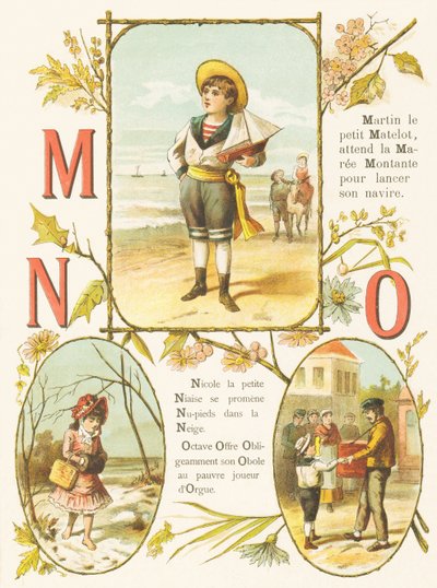 M N W: Námořník, Maree, Niaise, Bosý, Sníh, Obole, Varhany od French School